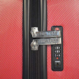 Mia Toro Italy Fibre Di Carbonio Moderno Hardside 24 Inch Spinner Luggage, Yellow