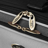 U.S. Traveler New Yorker 4-Piece Luggage Set in Silver Gray