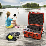 Nanuk Dji Drone Waterproof Hard Case With Wheels And Custom Foam Insert For Dji Phantom 4/