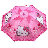 New Hello Kitty Girls And Womens Pink Lace Parasol Umbrella