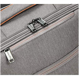 AmazonBasics Belltown Softside Luggage Spinner Suitcase Spinner - 21-Inch, Heather Grey