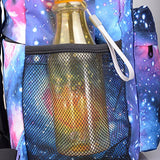 Unisex Teen Boys Girls Fashion Luminous Galaxy Personalized Backpack Teenagers School Bags Canvas