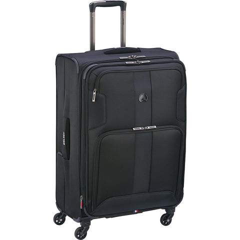 Delsey Luggage Sky Max 25" Expandable Spinner Upright, Black