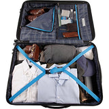 Perry Ellis Bauer 29" Hardside Checked Spinner Luggage, Navy