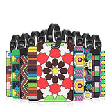 Cool Luggage, Merrynine Personalized Bright Color Mosaic Pattern Durable Travel Id Holder For