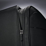 Samsonite Flexis Expandable Softside Carry On Luggage With Spinner Wheels, 19 Inch, Jet Black