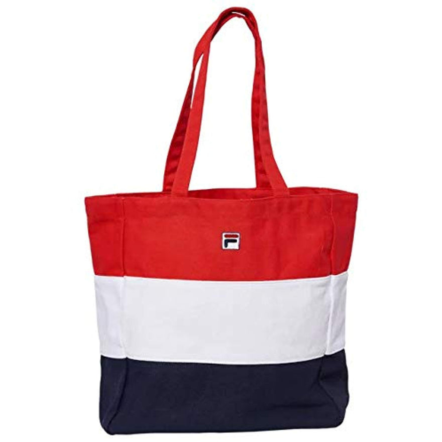 Fila Heritage Tote Bag Peacoat/Chin Red/White flft700-410 (Size OS)