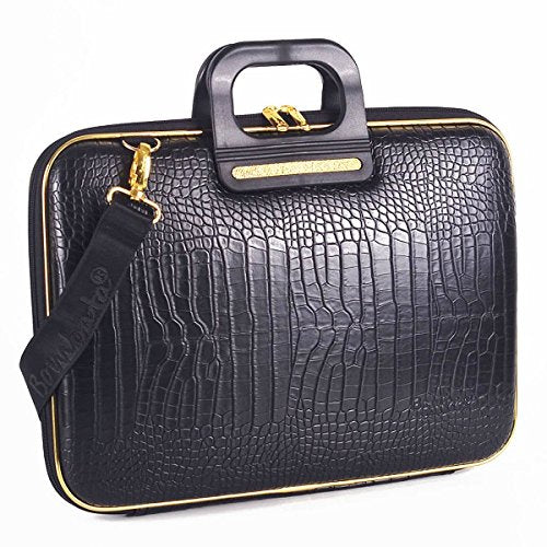 Gold Cocco Briefcase Arezzo 15 inches - Black