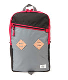 Ecko Unltd. Unisex Colorblock Zipper Everyday Backpack, Red, Small (17 in. - 22 in.)