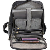 Scully Hand Stained Calf Leather Business Backpack (Brown)