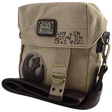 Loungefly The Force Awakens Star Wars Rebel Convertible Crossbody/Waist Bag Tan One Size