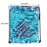 Mhjy Mermaid Bag Sequin Drawstring Backpack Dancing Bag Fashion Dance Bag Sequin Backpack Flip