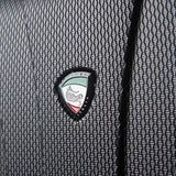 Mia Toro Italy Nicosia Hardside Spinner Carry-on, Black