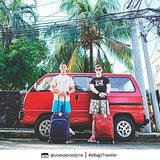 eBags TLS Hybrid (Hardside/Softside) Spinner Expandable Luggage - 22-inch - Carry-On - (Brushed Indigo)