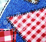 hotstyle TRENDYMAX Backpack Cute for School | 16"x12"x6" | Holds 15.4-inch Laptop | Plaid Patch Pattern