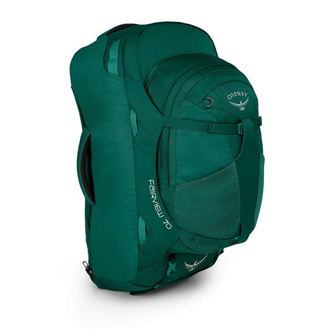 Osprey Packs Fairview 70 Women's Travel Backpack, Rainforest Green, Small/Medium