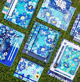 Vera Bradley Large 17 Month Daily Planner, August 2019 - December 2020, 8.75" x 7.25" with Stickers and Daily, Weekly, Monthly Views, Moonlight Garden