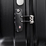 Durable 3 Pcs Luggage Sets, Hardshell Spinner Suitcase with TSA Approved Locks,Lightweight Carry on Suitcase