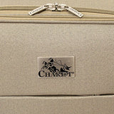 Chariot Milan 3-Piece Lightweight Upright Spinner Luggage Set, Khaki