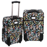 Sydney Love Kickin' It 2 Piece Luggage Set 12785 Weekender,Multi,One Size
