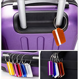 Aluminum Luggage Tags Holders, Bright Suitcase Tags & Luggage Baggage Identifier By