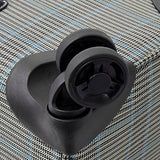 London Fog Knightsbridge II 29" Expandable Spinner, Grey Sapphire Plaid