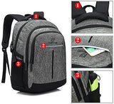 Scarleton Classic Water Resistant Backpack H20430301 - Grey/Black