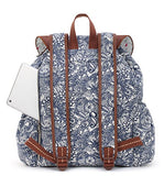 Sakroots Women's Artist Circle Flap Backpack, Navy Spirit Desert