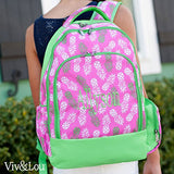Wholesale Boutique Reinforced Design Water Resistant Backpack (Pineapple)
