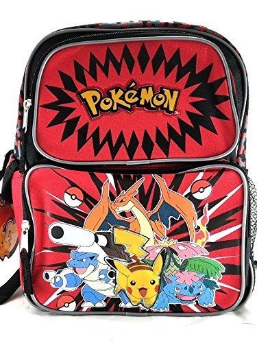 Pokemon Kids Backpack Red Pikachu