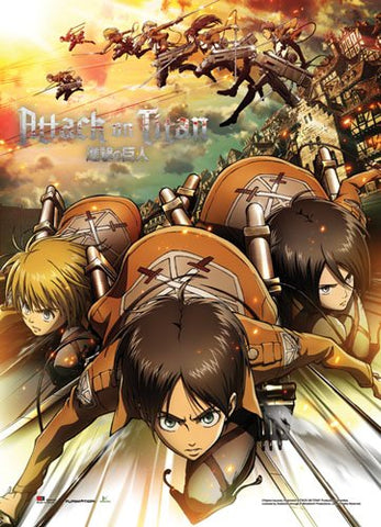 Great Eastern Entertainment ATTAK ON Titan - Regiment Attack Special Edition WALLSCROLL