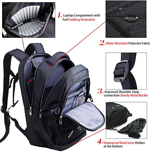 Shop Backpack For Men And Women Fit 17 Inches – Luggage Factory Shop Backpack For Men And Women Fit 17 Inches – Luggage Factory