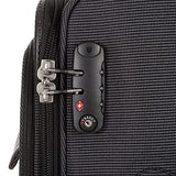 Cloe Checked Medium 24 inch Luggage with 360º-spinner wheels in Black Color