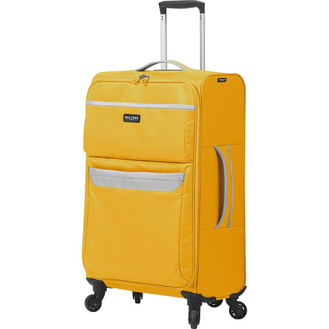 Mia Toro Italy Bernina Softside 24 Inch Spinner Luggage, Yellow