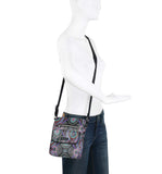 Sakroots Unisex-adults Artist Circle Small Flap Messenger, Onyx Wanderlust