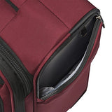 Delsey Luggage Titanium Soft Expandable 21 Inch Spinner, Black Cherry