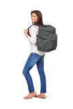 Biaggi Luggage Zipsak Backsak Foldable 16" Travel Backpack, Grey, One Size