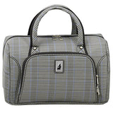 London Fog Knightsbridge Ii 17" Cabin Bag, Grey Sapphire Plaid