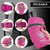 bago 25L Lightweight Packable Backpack - Water Resistant Travel and Hiking Daypack - Foldable and