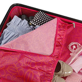 Bebe Women'S Luggage Abigail 29" Hardside Check In Spinner, Winter Leopard