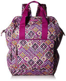 Vera Bradley Lighten Up Frame Backpack, Polyester, Dream Diamonds