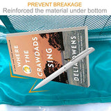 Clear Backpack, Heavy Duty Transparent Bookbag - Oil Blue