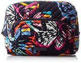 Vera Bradley Iconic Large Cosmetic, Signature Cotton, butterfly flutter