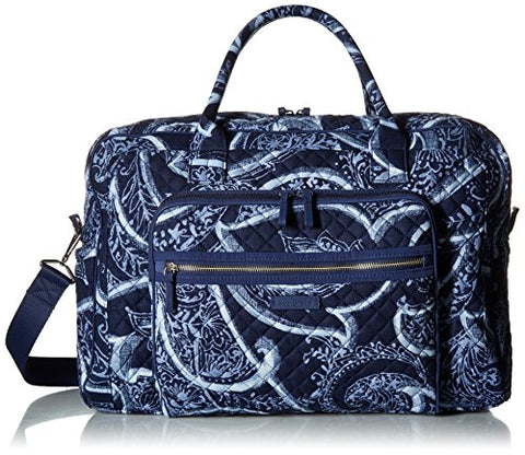 Vera Bradley Iconic Weekender Travel Bag, Signature Cotton, Indio,One Size
