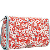 Hadaki Vegan Leather Toiletry Pod Roll Up (Blossoms)