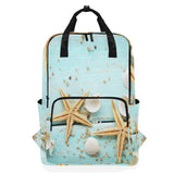 Backpack Marine Starfish Seashells Laptop Bag 14 Inch Lightweight for Men/Women