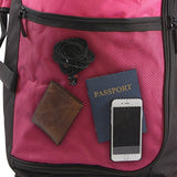 Pacific Coast Signature 30" Large Rolling Duffel Bag, Pink