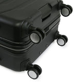Perry Ellis Traction Hardside Spinner Carry On Luggage, Black