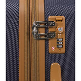 Dejuno Legion Hardside Spinner TSA Combination Lock Carry-on Suitcase-Navy