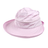 FakeFace Sun Protective Floppy Wide Brim Beach Travel Sun Hat Visor Sunhat Pink